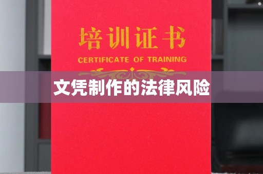 湖内文凭制作的法律风险